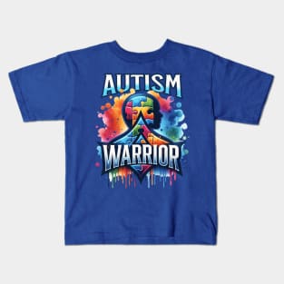 Embrace differences, spread love, support autism awareness. Kids T-Shirt